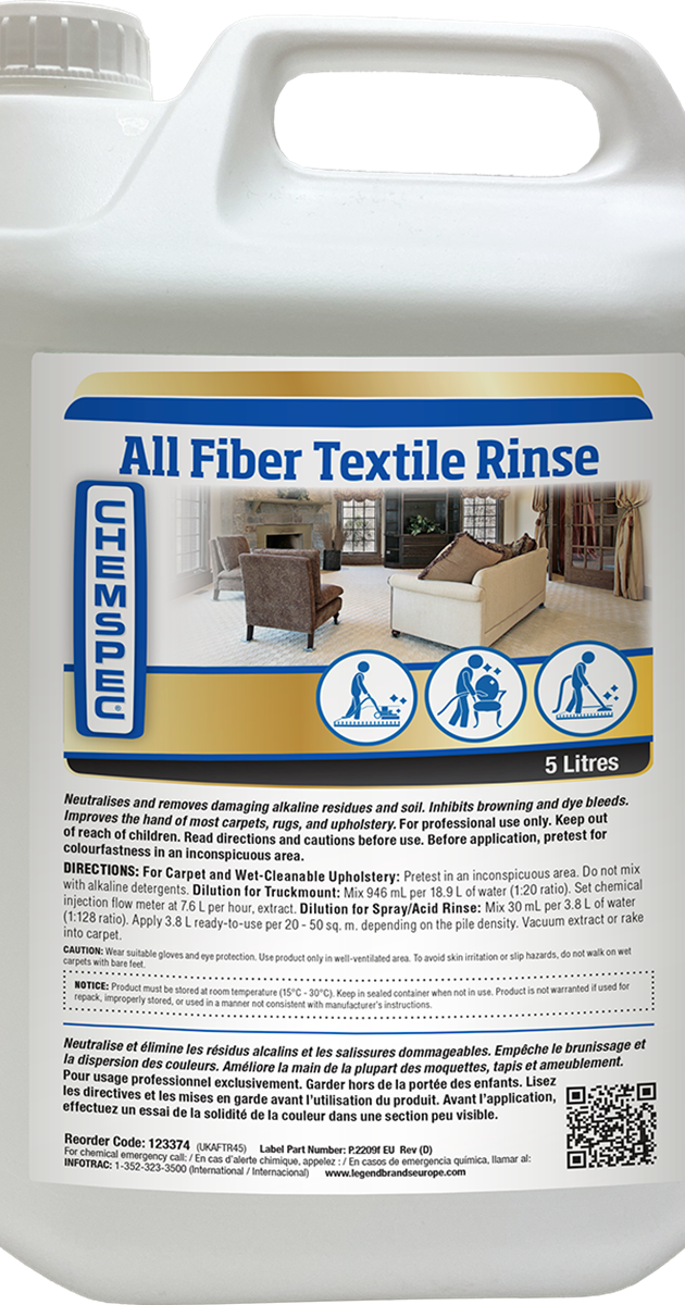 Fablon Rinse Legend Brands Europe | All Fibre Textile Rinse